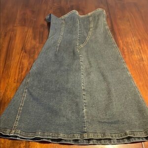 VintageDenim A-Line Tube Skirt made by Jacob in great condition